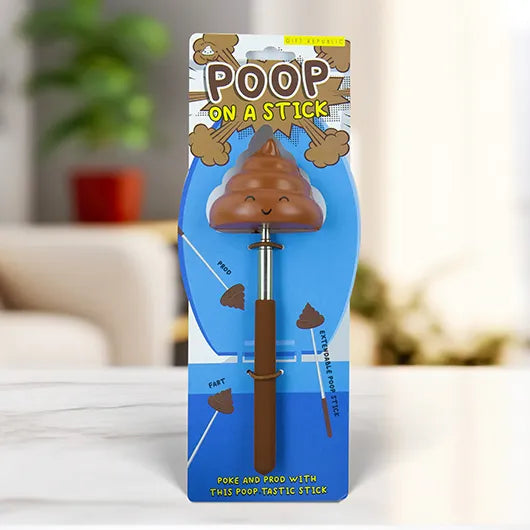 Gift Republic Funny Novelties Poop on a Stick!  - (stick expands)