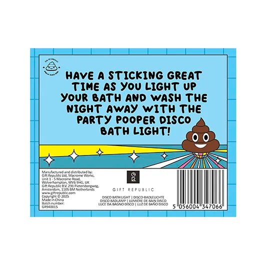 Gift Republic Home Decor Party Pooper Disco Bath Light
