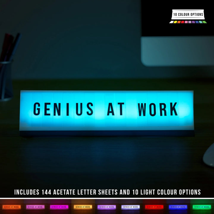 Gift Republic Kitchen & Table Light Up, Changeable, Desk Plaque