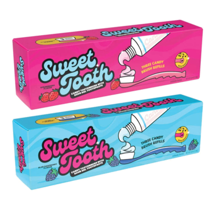 Grandpa Joe's Candy Sweet Tooth - Candy Toothbrush & Sour Toothpaste - 1 random flavor