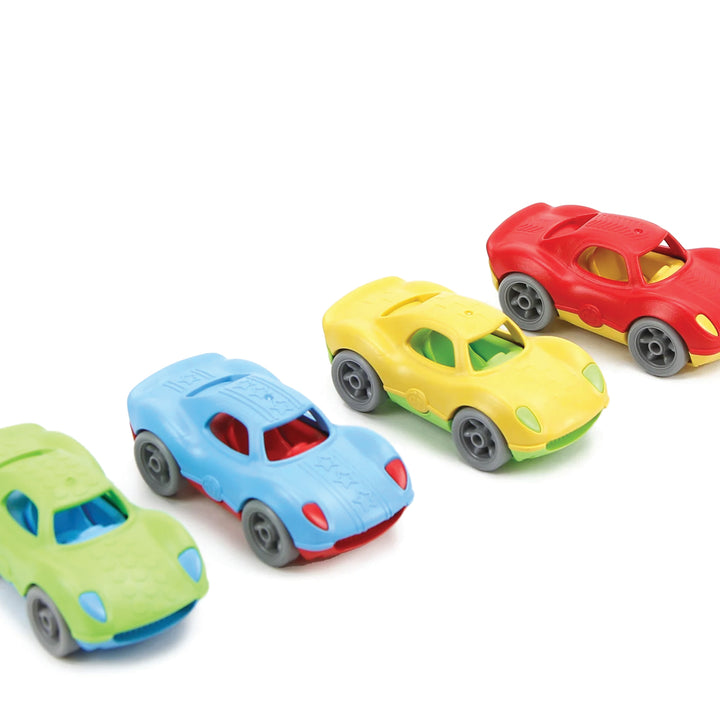 Green Toys Toy Vehicles Construction Green Toys Stack & Link Set of 4 racers