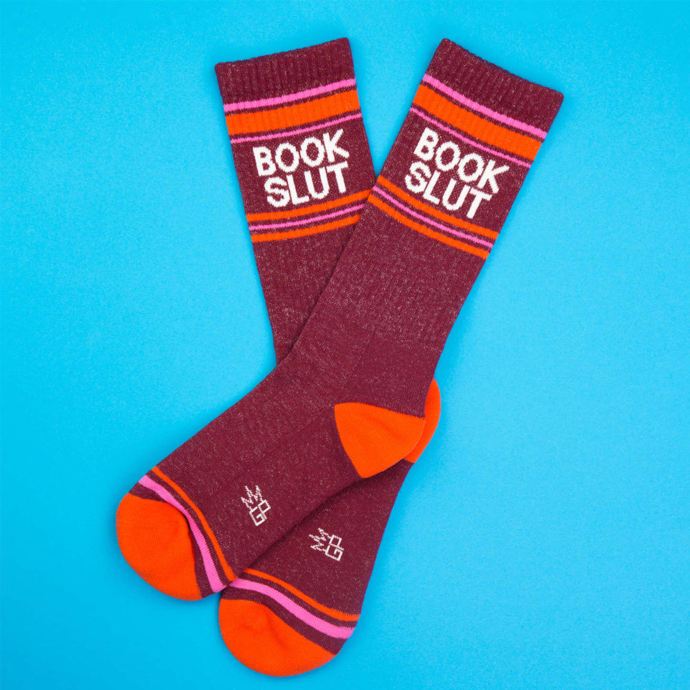 Gumball Poodle Socks & Tees Book Slut Crew Socks