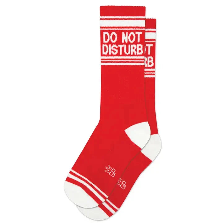 Gumball Poodle Socks & Tees Do Not Disturb Gym Crew Socks