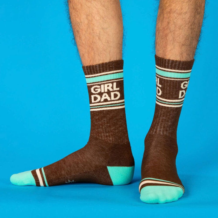 Gumball Poodle Socks & Tees Girl Dad Gym Crew Socks