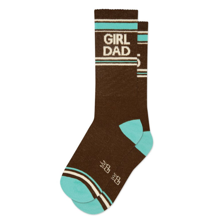 Gumball Poodle Socks & Tees Girl Dad Gym Crew Socks