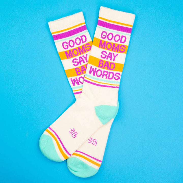 Gumball Poodle Socks & Tees Good Moms Say Bad Words Gym Crew Socks