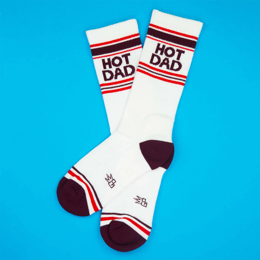 Gumball Poodle Socks & Tees Hot Dad Gym Crew Socks