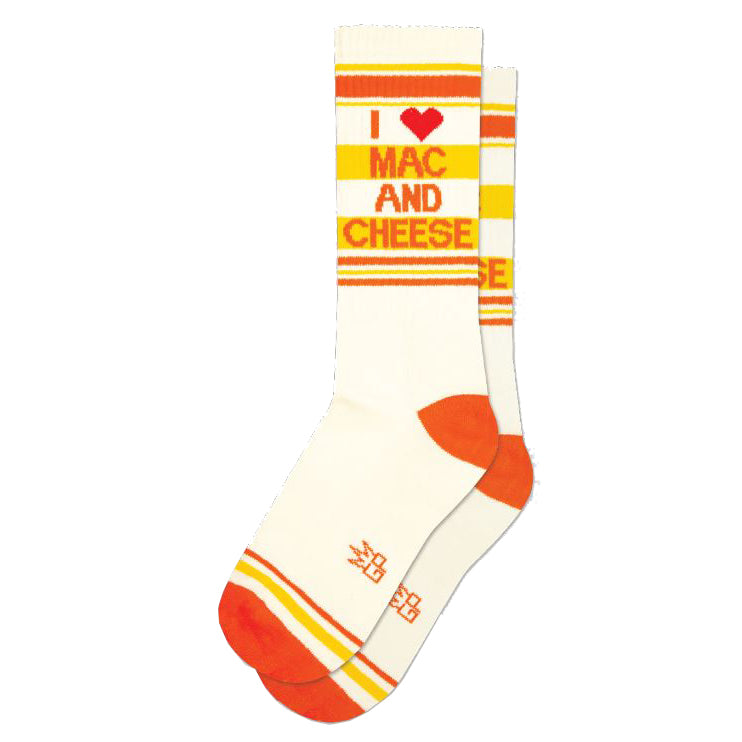Gumball Poodle Socks & Tees I ❤️ Mac N Cheese Crew Socks