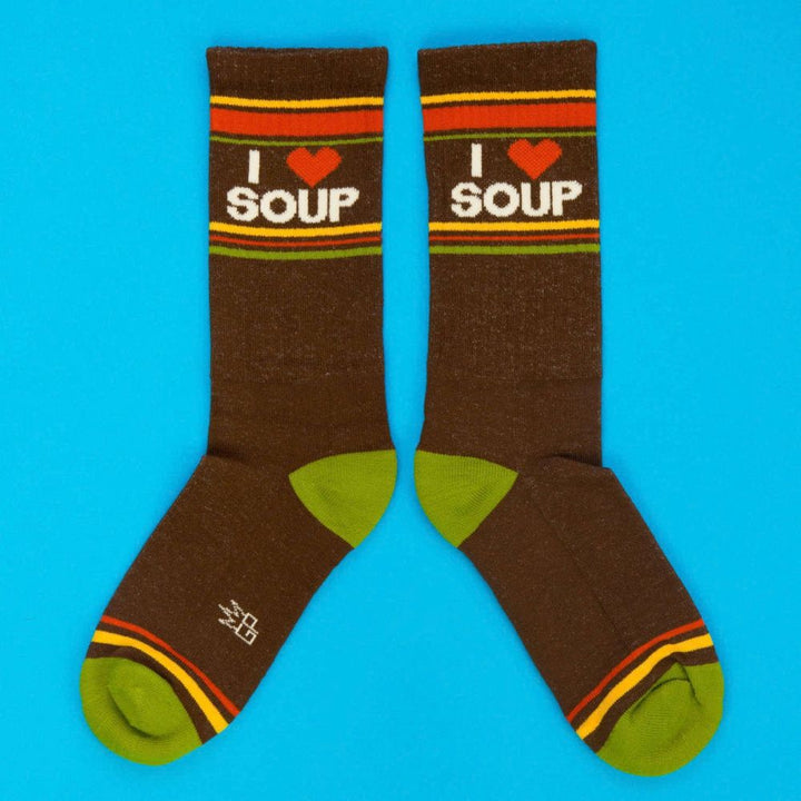 Gumball Poodle Socks & Tees I ❤️ Soup Gym Crew Socks
