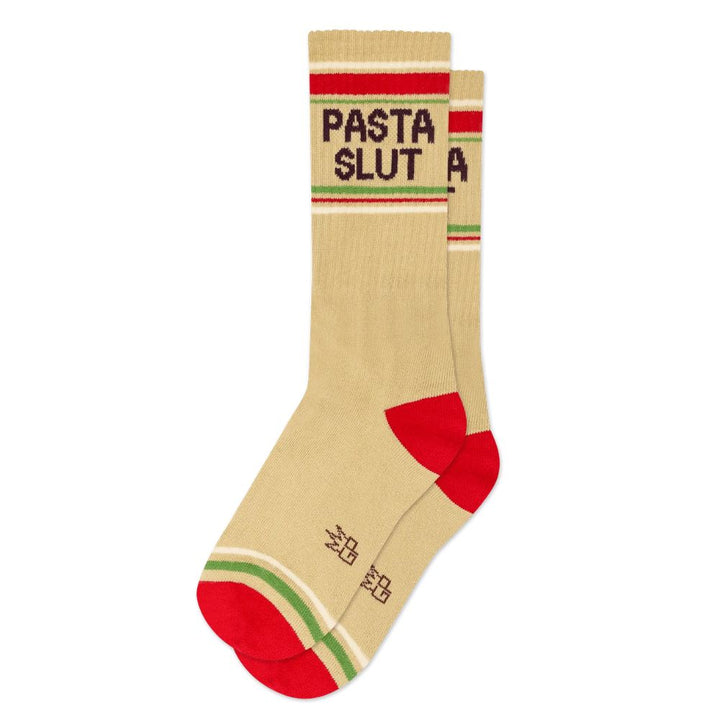 Gumball Poodle Socks & Tees Pasta Slut Gym Crew Socks
