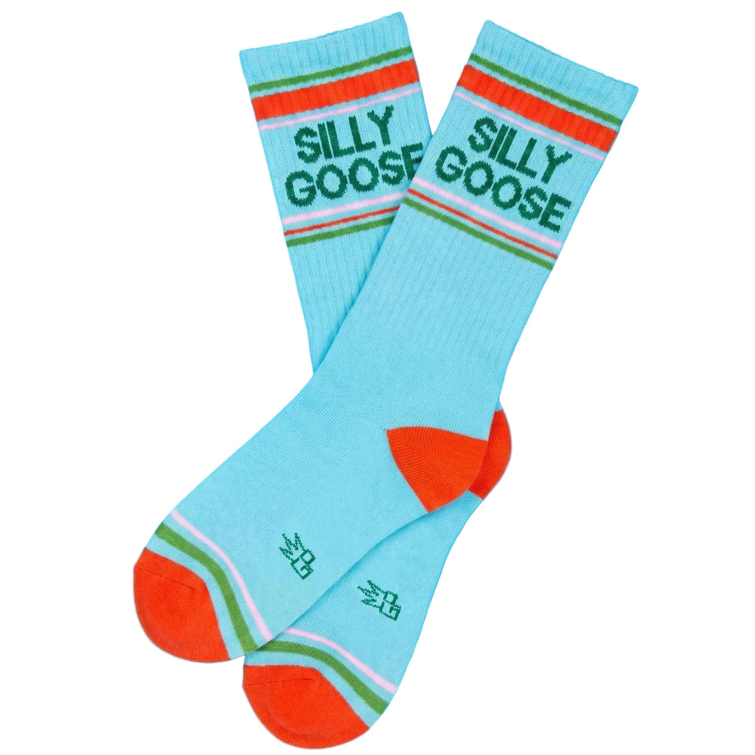Gumball Poodle Socks & Tees Silly Goose Gym Crew Socks