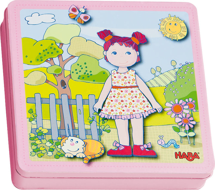 Haba Toy Creative Dress-up Doll Lilli Magnetic Game