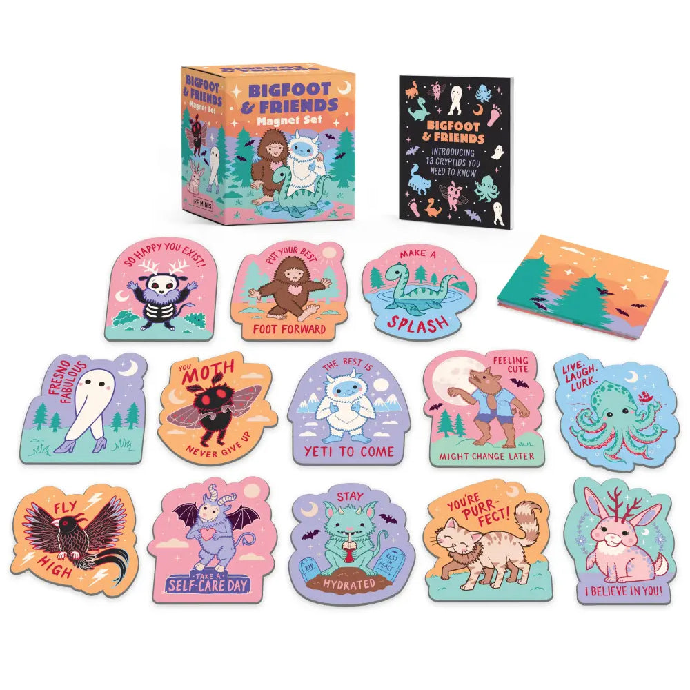 Hachette Book Group - Workman Books Bigfoot & Friends Magnet Set