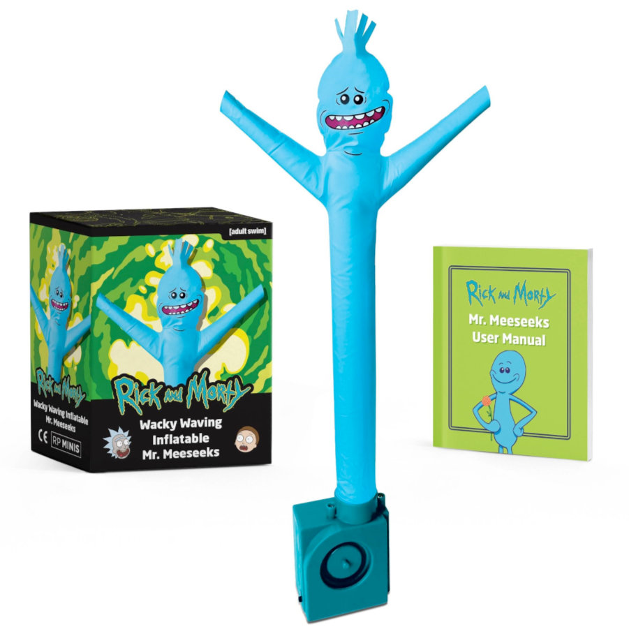 Hachette Book Group - Workman Books Rick and Morty Wacky Waving Inflatable Mr. Meeseeks