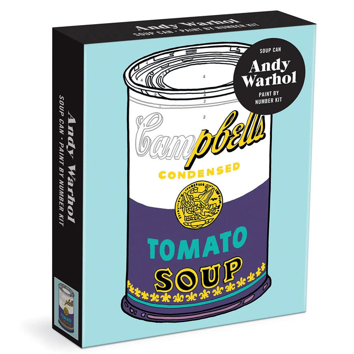 Hachette - Chronicle Books Arts & Crafts Andy Warhol Soup Can Paint By Number Kit