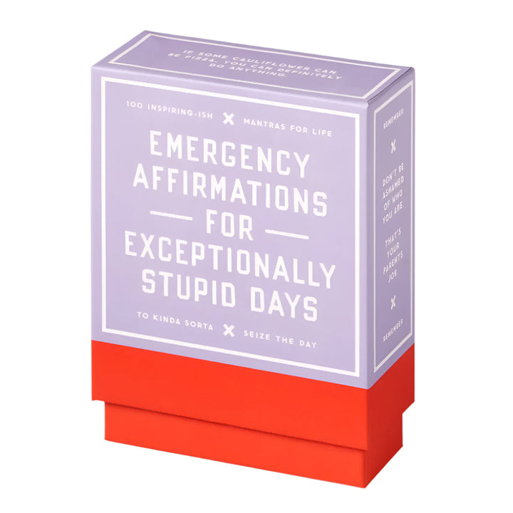 Hachette - Chronicle Books Books Emergency Affirmations for Exceptionally Stupid Days
