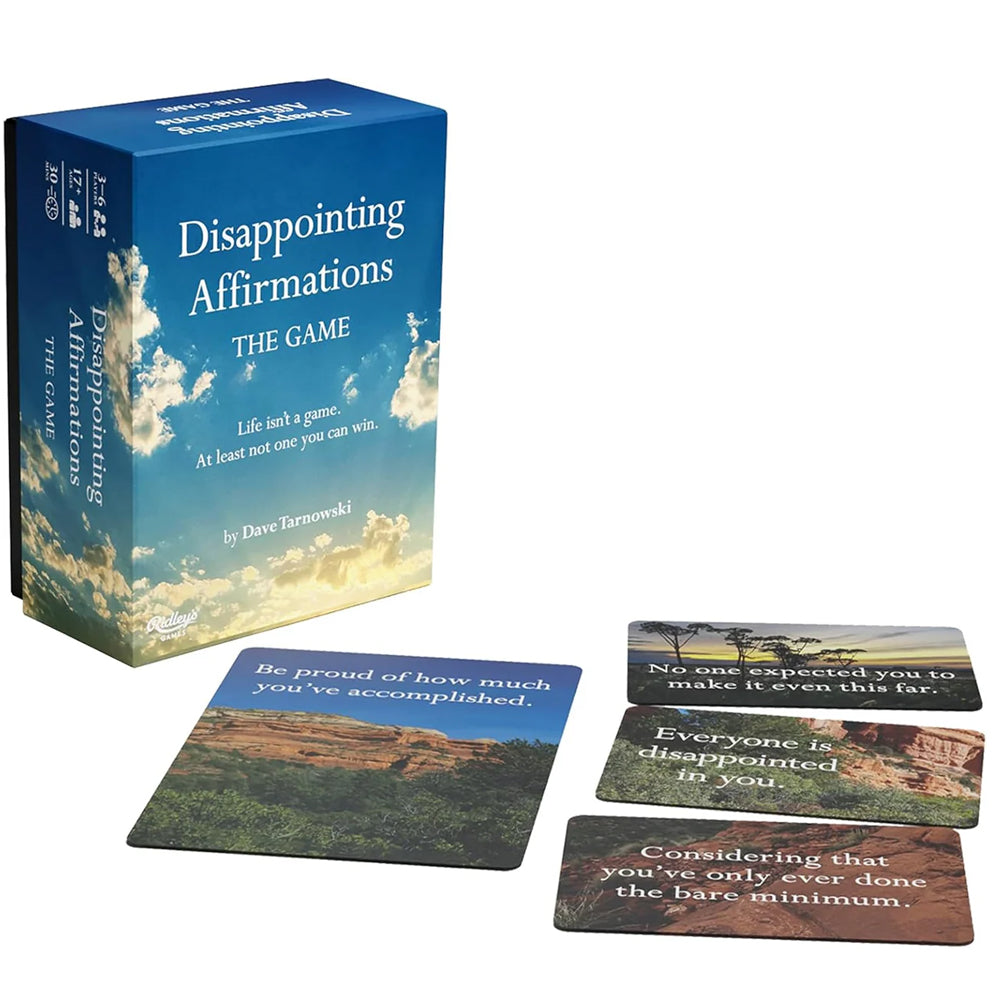 Hachette - Chronicle Books Games Disappointing Affirmations Game