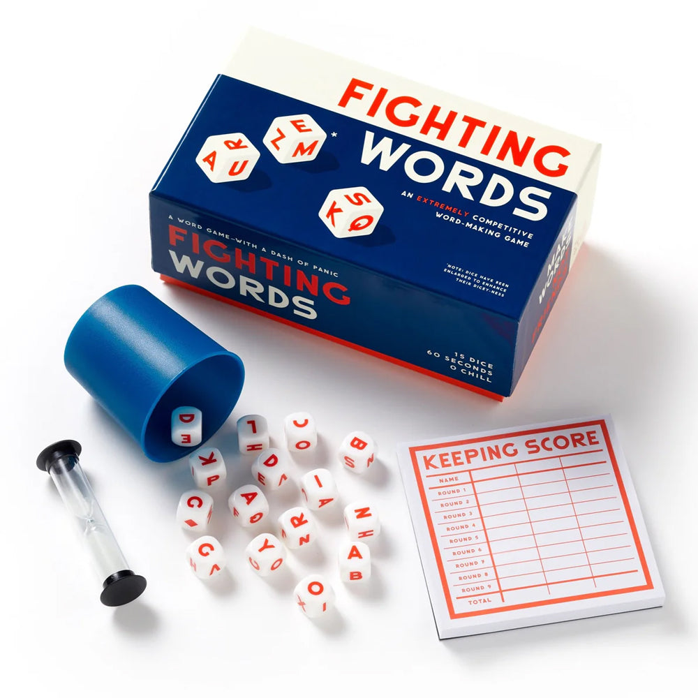 Hachette - Chronicle Books Games Fighting Words Dice Game