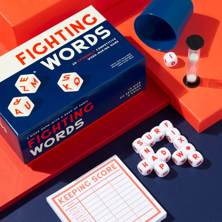 Hachette - Chronicle Books Games Fighting Words Dice Game