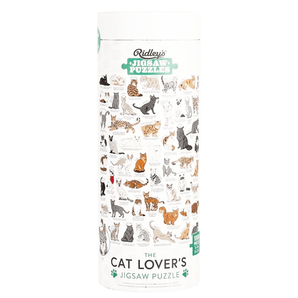 Hachette - Chronicle Books Puzzles Cat Lovers 1000pc Jigsaw puzzle