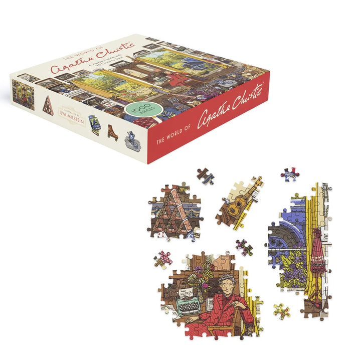 Hachette - Chronicle Books Puzzles World of Agatha Christie   1000 pc puzzle
