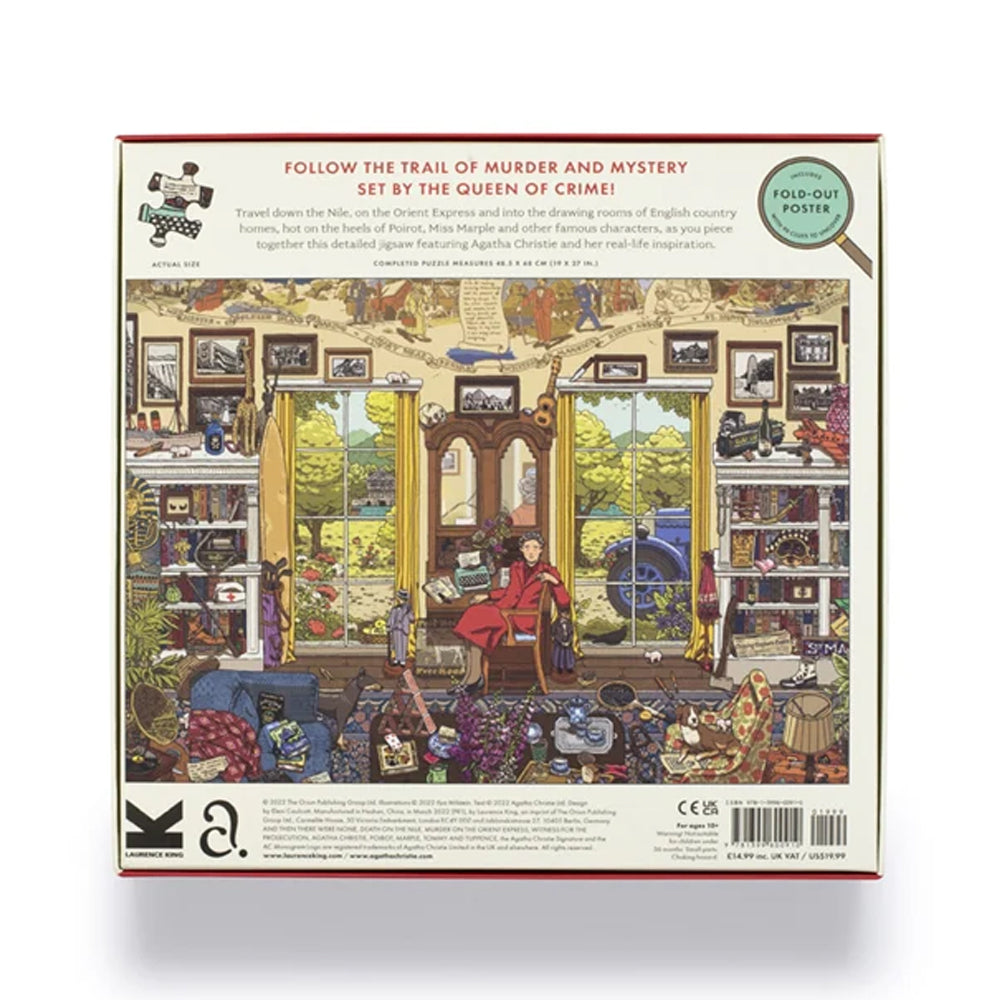 Hachette - Chronicle Books Puzzles World of Agatha Christie   1000 pc puzzle