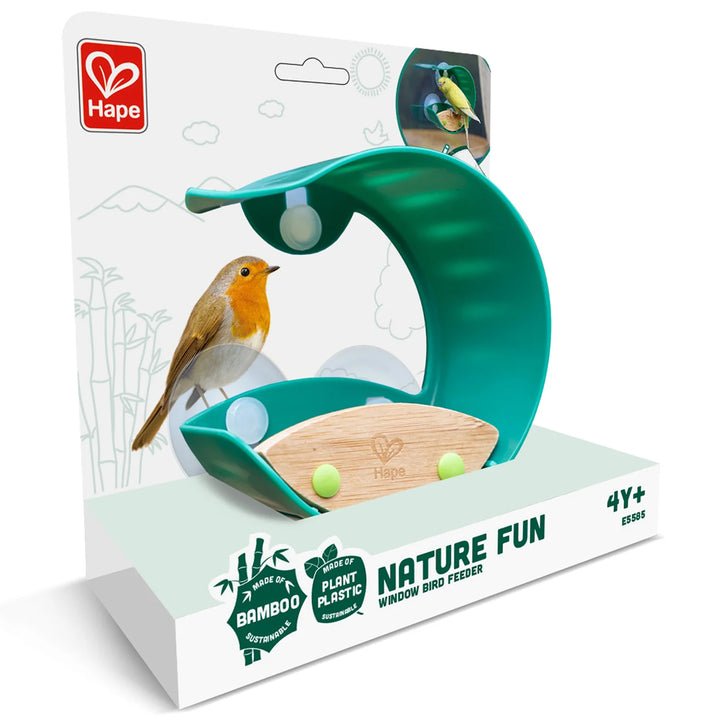 Hape Toy Outdoor Fun Window Bird Feeder