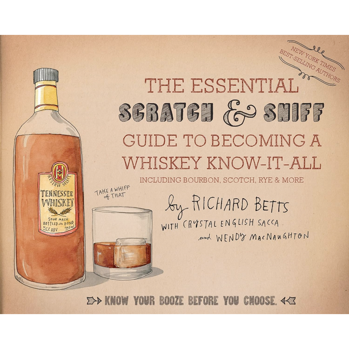 HarperCollins BOOKS Whiskey Scratch & Sniff Guide to