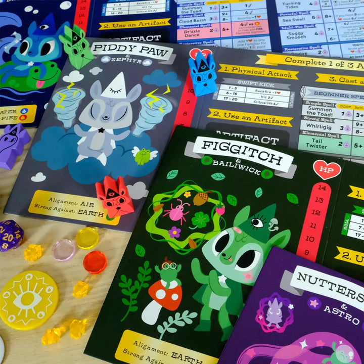 Horrible Adorables Games Familiars and Foes Cooperative Board Game