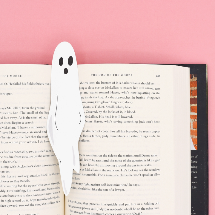 Humdrum Paper Office Goods Die Cut A Ghost Bookmark
