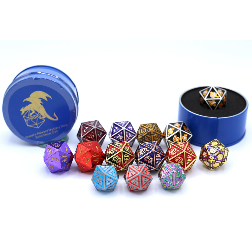 HYMGHO Wholesale GAMES Solid Metal Mystery D20 (includes 1 die)