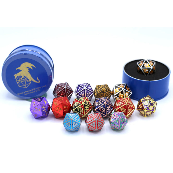 HYMGHO Wholesale GAMES Solid Metal Mystery D20 (includes 1 die)