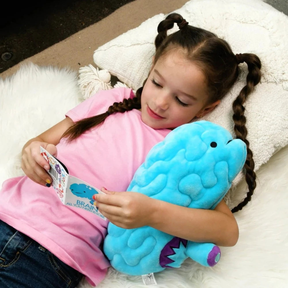 I Heart Guts Toy Stuffed Plush Brain Plush - All You Need Is Lobe