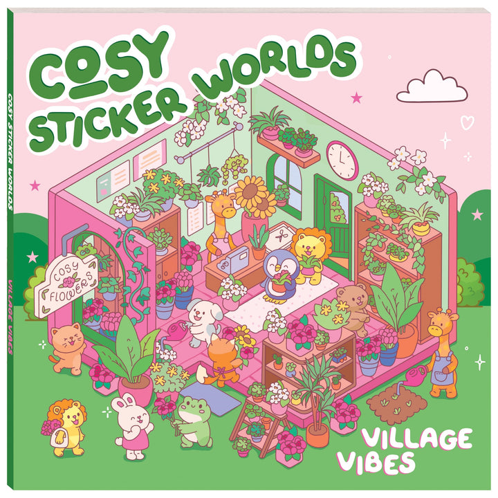 Ingram Books Cozy Sticker Worlds Village Vibes