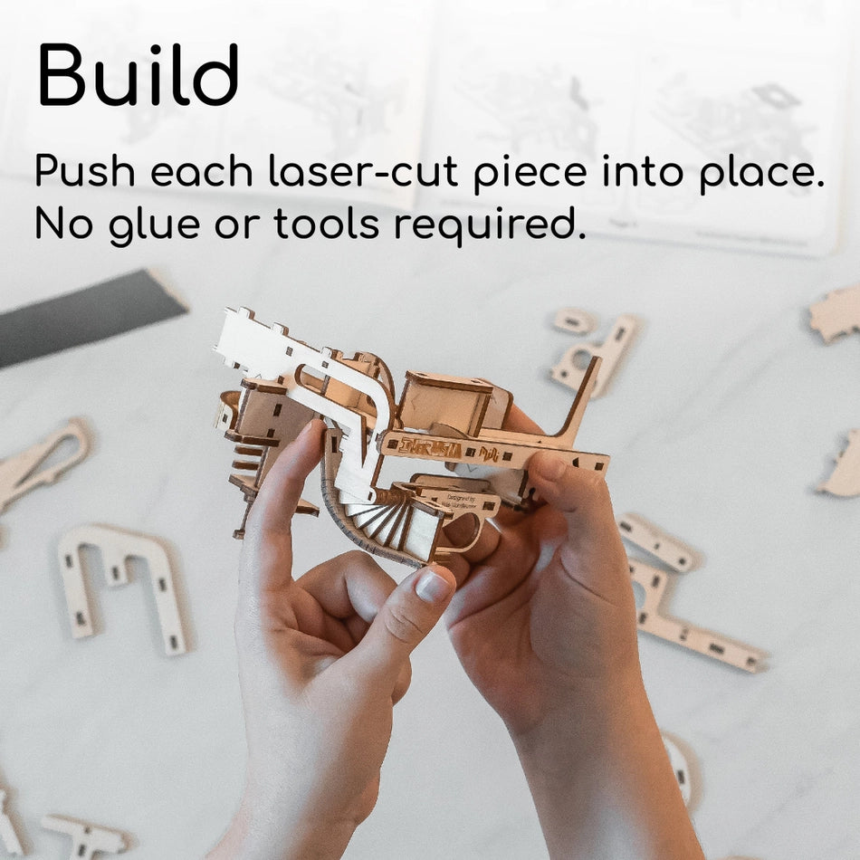 Intrism Arts & Crafts Intrism 3D Marble Labyrinth Assembly Kit