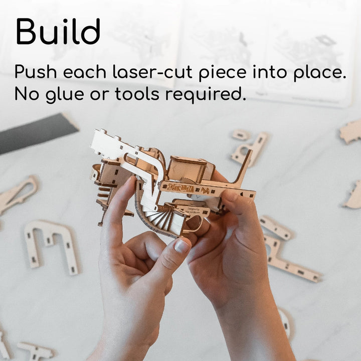 Intrism Arts & Crafts Intrism 3D Marble Labyrinth Assembly Kit