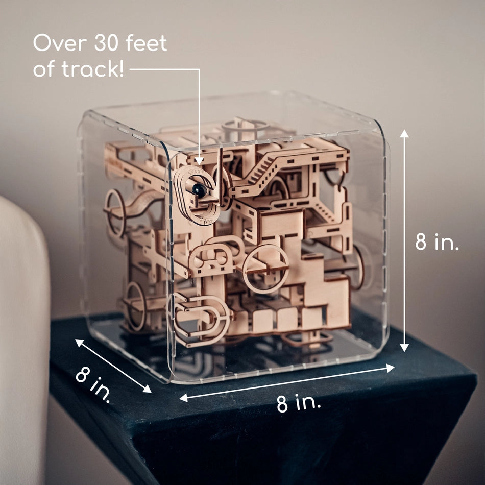Intrism Arts & Crafts Intrism 3D Marble Labyrinth Assembly Kit