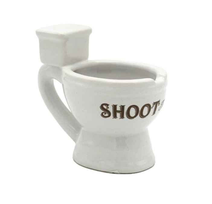 Island Dogs Drinkware & Mugs Shoot the Shit Toilet Shot