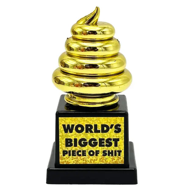 Island Dogs Toy Novelties World's Biggest Piece of Shit Trophy