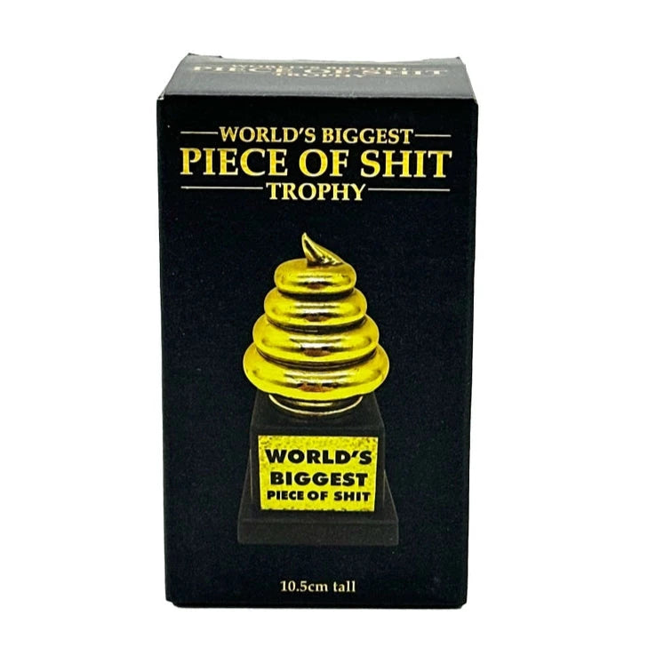 Island Dogs Toy Novelties World's Biggest Piece of Shit Trophy