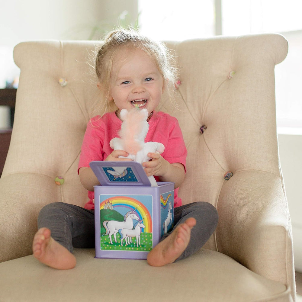 Jack Rabbit CReations Toy Infant & Toddler Unicorn Jack in the Box