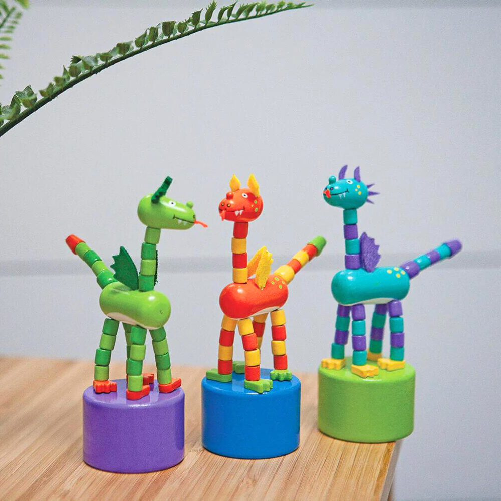 Jack Rabbit CReations Toy Stuffed Plush Push Puppets Dragons