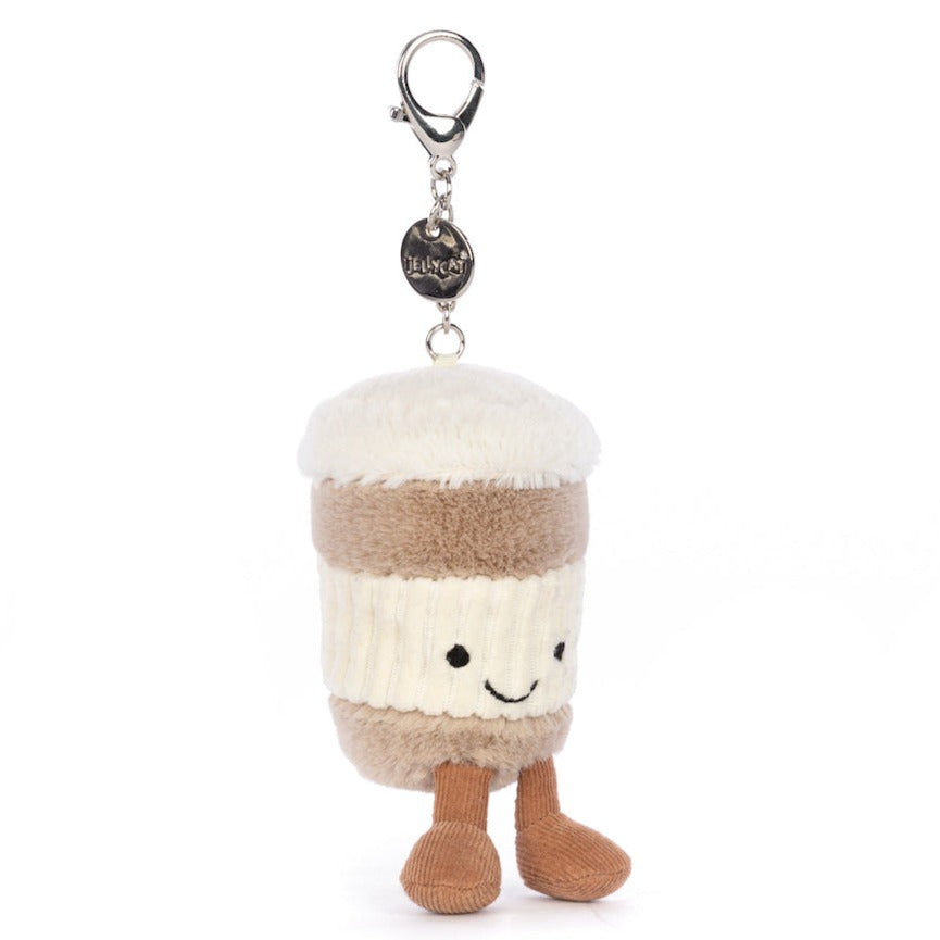 Jellycat Toy Stuffed Plush Amuseable Coffee-To-Go Bag Charm