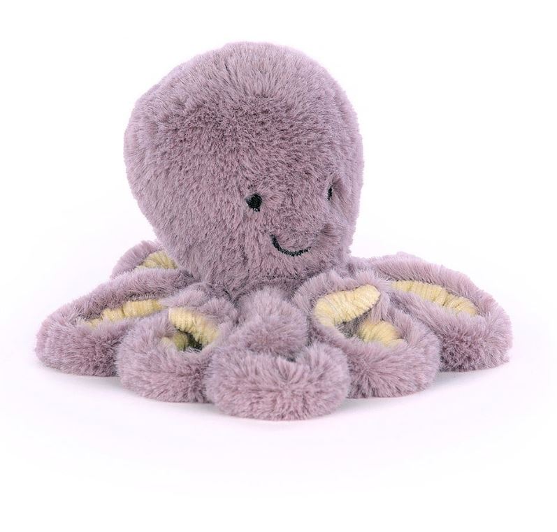 Jellycat Toy Stuffed Plush Baby Jellycat Maya Octopus Lavendar