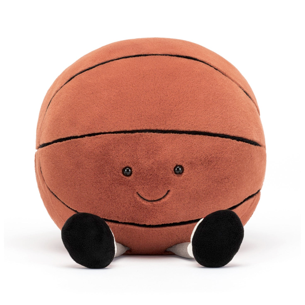 Jellycat Toy Stuffed Plush Basketball Jellycat Amuseable Sports