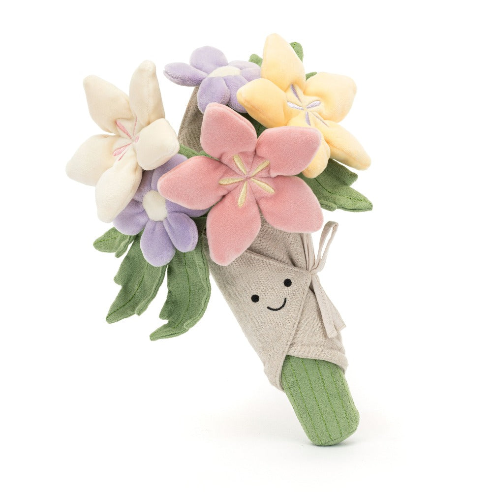 Jellycat Toy Stuffed Plush Jellycat Amuseable Bouquet of Flowers