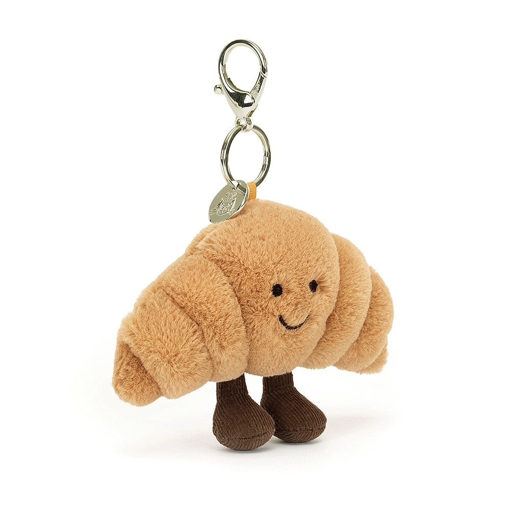 Jellycat Toy Stuffed Plush Jellycat Amuseable Croissant Bag Charm