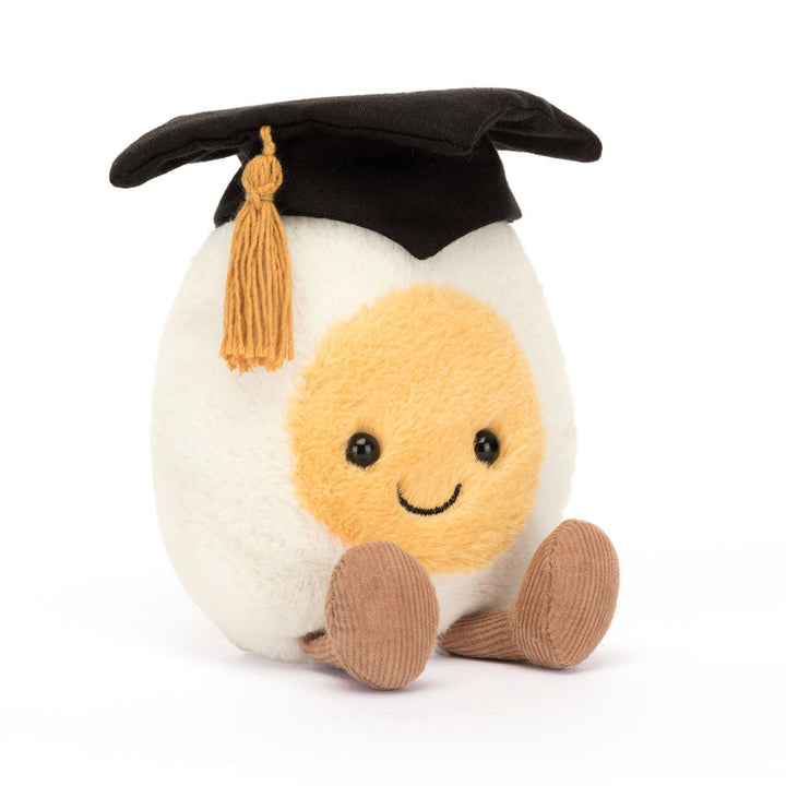 Jellycat Toy Stuffed Plush Jellycat Amuseables Boiled Egg Graduation
