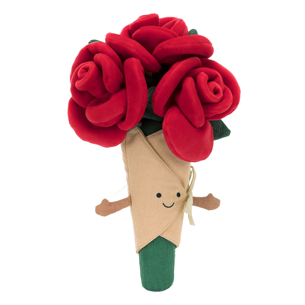 Jellycat Toy Stuffed Plush Jellycat Amuseables Rose Bouquet