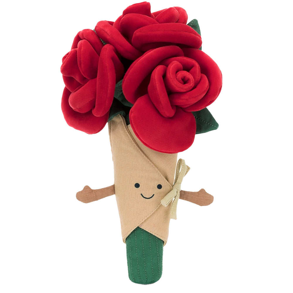 Jellycat Toy Stuffed Plush Jellycat Amuseables Rose Bouquet